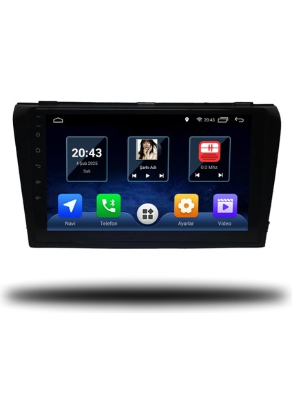 Martechno Mazda 3 2004-2009 Uyumlu Android Multimedya 4gb Ram 64GB Hafıza