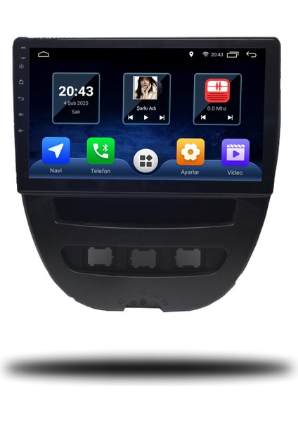 Martechno Citroen C1 2007-2013 Uyumlu Android Multimedya 4gb Ram 64GB Hafıza