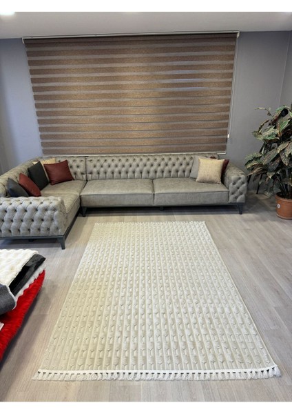 Aries Home Tavşan Tüyü Yumuşak Keçeleşmez Kaymaz Dekoratif Bella Ithal Kalite Post Halı