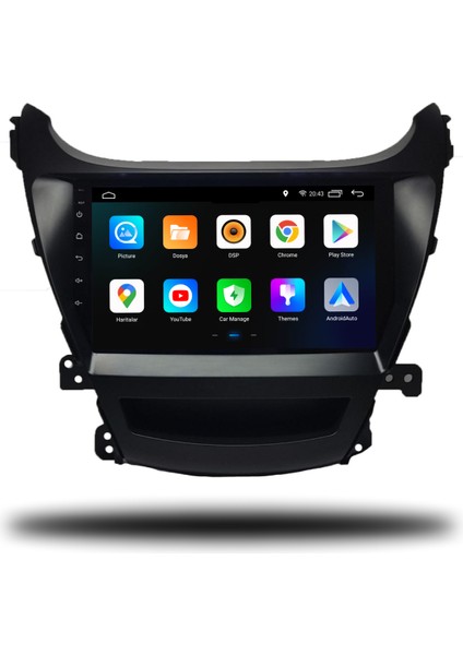 Martechno Hyundai Elantra 2014 Uyumlu Android Multimedya 4gb Ram 32GB Hafıza