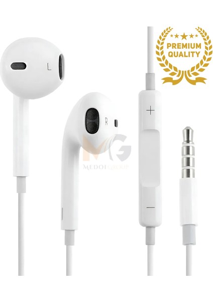3.5 mm Jack Girişli Mikrofonlu Kablolu Kulaklık Tüm Cihazlara Uyumlu Stereo Kulaklık