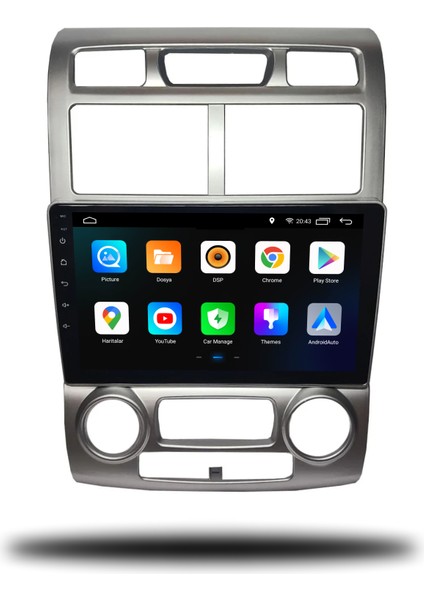 Martechno Kia Sportage 2005-2010 Uyumlu Android Multimedya 4gb Ram 32GB Hafıza