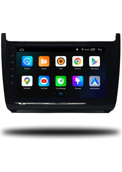 Martechno Volkswagen Polo 2014-2018 Uyumlu Android Multimedya 4gb Ram 32GB Hafıza