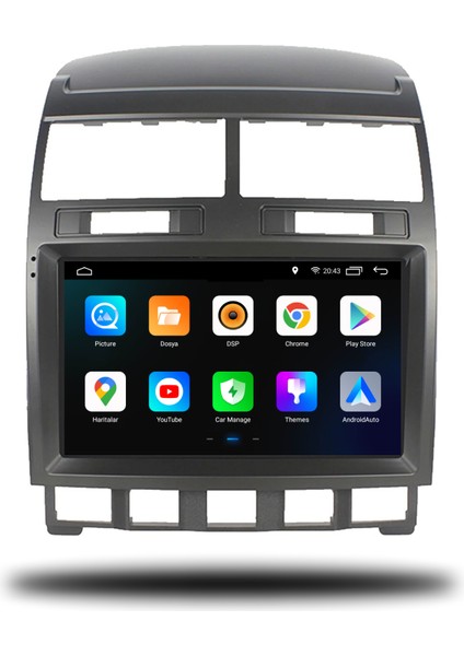Martechno Volkswagen Touareg 2003-2010 Uyumlu Android Multimedya 4gb Ram 32GB Hafıza