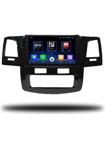 Martechno Toyota Hilux 2008-2015 Dijital Klima Uyumlu Android Multimedya 4gb Ram 32GB Hafıza
