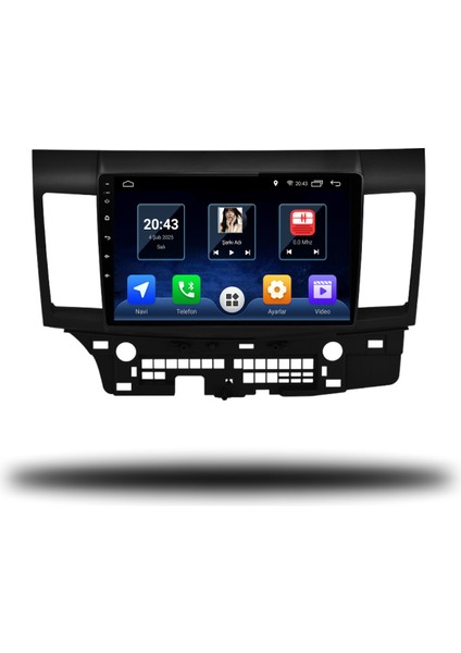 Martechno Mitsubishi Lancer 2010-2017 Uyumlu Android Multimedya 4gb Ram 32GB Hafıza