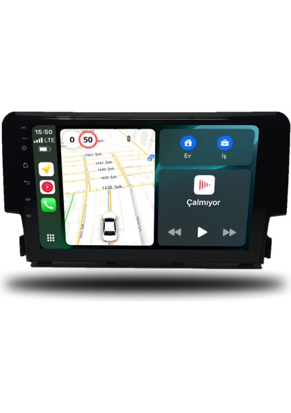 Martechno Honda Civic Fc5 2016-2020 Uyumlu Android Multimedya 6gb Ram 128GB Hafıza