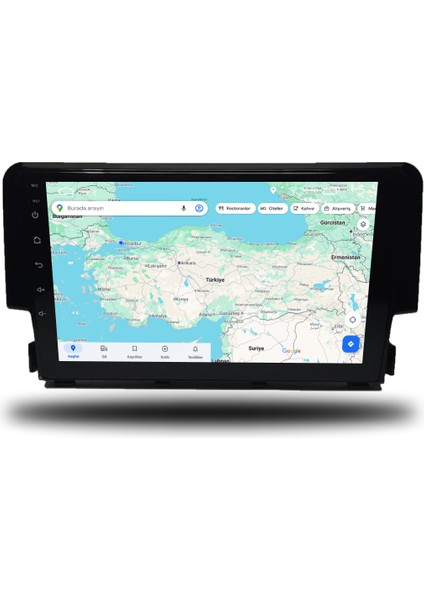 Martechno Honda Civic Fc5 2016-2020 Uyumlu Android Multimedya 6gb Ram 128GB Hafıza