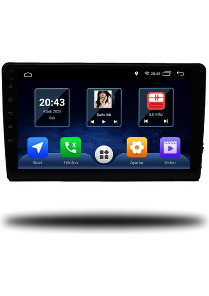Martechno Peugeot 308 2014-2021 Uyumlu Android Multimedya 6gb Ram 128GB Hafıza