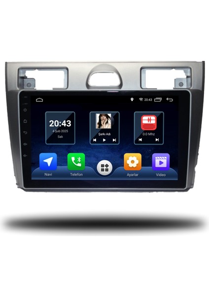 Martechno Ford Fiesta 2006-2011 Uyumlu Android Multimedya 6gb Ram 128GB Hafıza