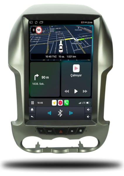 Martechno Ford Ranger Tesla 2012-2015 Uyumlu Android Multimedya 6gb Ram 128GB Hafıza