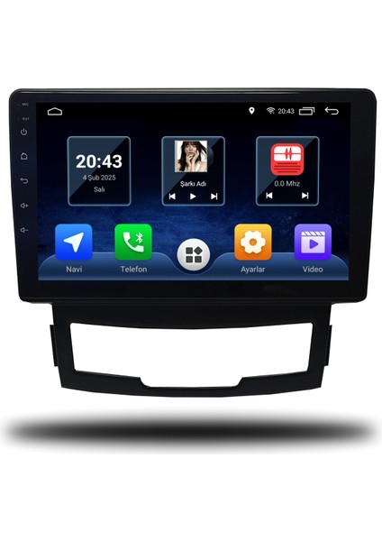 Martechno Ssangyong Korando 2011-2013 Uyumlu Android Multimedya 6gb Ram 128GB Hafıza