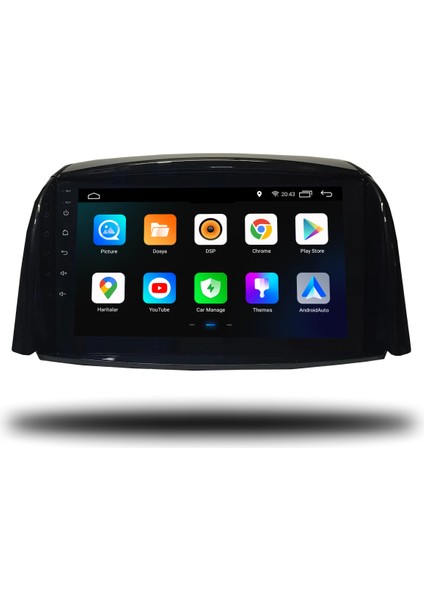 Martechno Renault Koleos 2009-2016 Android Multimedya 6gb Ram 128GB Hafıza
