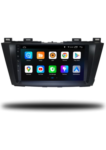 Martechno Mazda 5 2010-2013 Uyumlu Android Multimedya 6gb Ram 128GB Hafıza