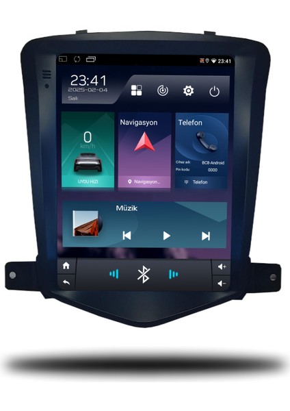 Martechno Chevrolet Cruze Tesla 2007-2012 Uyumlu Android Multimedya 6gb Ram 128GB Hafıza