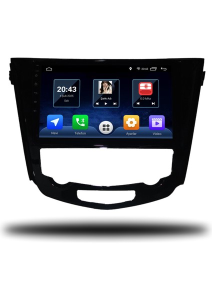 Martechno Nissan X-Trail 2014-2021 Dijital Klima Uyumlu Android Multimedya 6gb Ram 128GB Hafıza