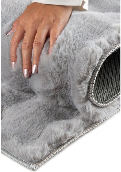 Tavşan Tüyü Yumuşak Keçeleşmez Dekoratif Bubble Ithal Kalite Post Halı modelleri