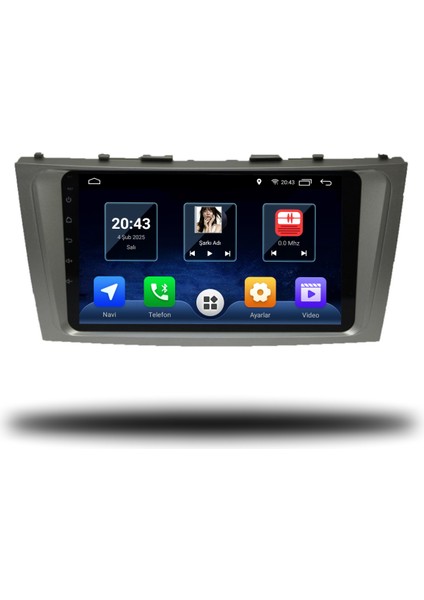 Martechno Toyota Camry 2006-2012 Uyumlu Android Multimedya 6gb Ram 128GB Hafıza