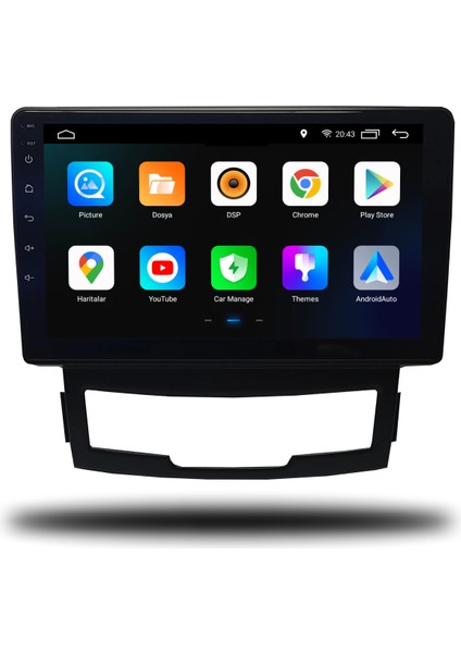 Martechno Ssangyong Korando 2011-2013 Uyumlu Android Multimedya 6gb Ram 128GB Hafıza