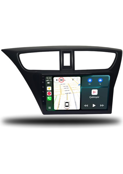 Martechno Honda Civic Hb Euro 2013-2017 Uyumlu Android Multimedya 6gb Ram 128GB Hafıza