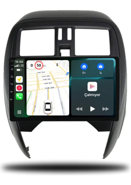 Martechno Nissan Micra 2014-2018 Uyumlu Android Multimedya 6gb Ram 128GB Hafıza