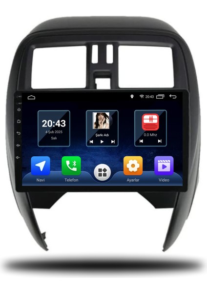 Martechno Nissan Micra 2014-2018 Uyumlu Android Multimedya 6gb Ram 128GB Hafıza