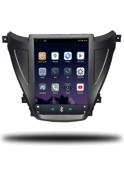 Martechno Hyundai Elantra Tesla 2013-2015 Uyumlu Android Multimedya 6gb Ram 128GB Hafıza