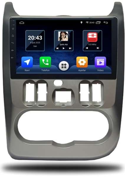 Martechno Dacia Duster 2010-2013 Uyumlu Android Multimedya 6gb Ram 128GB Hafıza