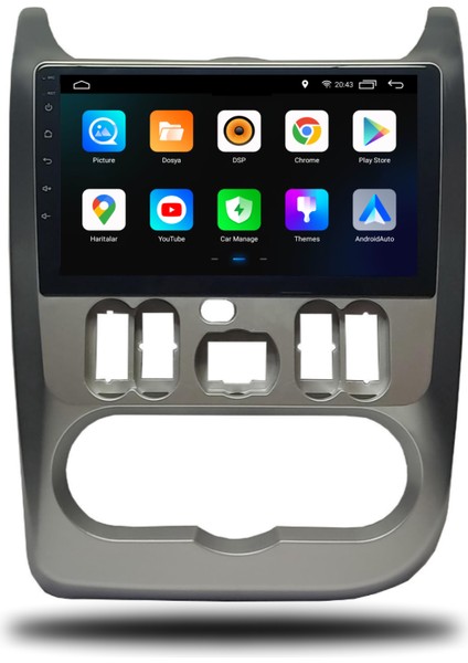 Martechno Dacia Duster 2010-2013 Uyumlu Android Multimedya 6gb Ram 128GB Hafıza