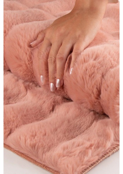 Aries Home Tavşan Tüyü Yumuşak Keçeleşmez Dekoratif Bubble Ithal Kalite Post Halı fiyatları