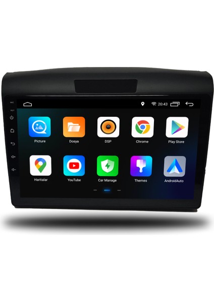 Martechno Honda Crv 2013-2018 9 Inç Uyumlu Android Multimedya 6gb Ram 128GB Hafıza