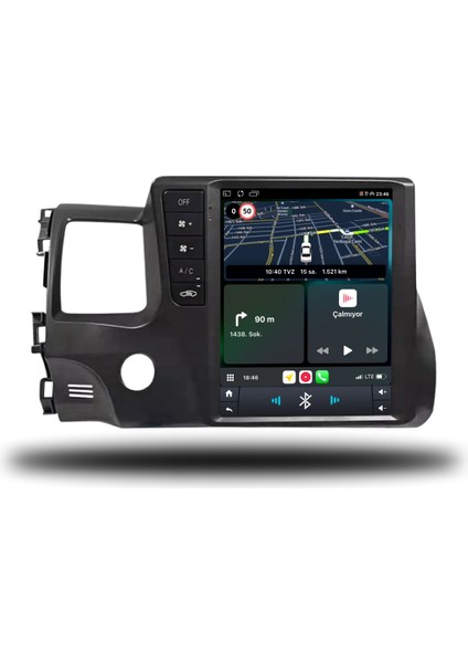 Martechno Honda Civic Fd6 Tesla Uyumlu Android Multimedya 6gb Ram 128GB Hafıza
