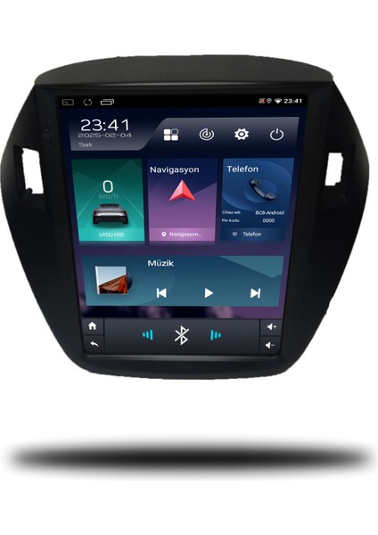 Martechno Hyundai IX35 Tesla 2010-2015 Uyumlu Android Multimedya 6gb Ram 128GB Hafıza