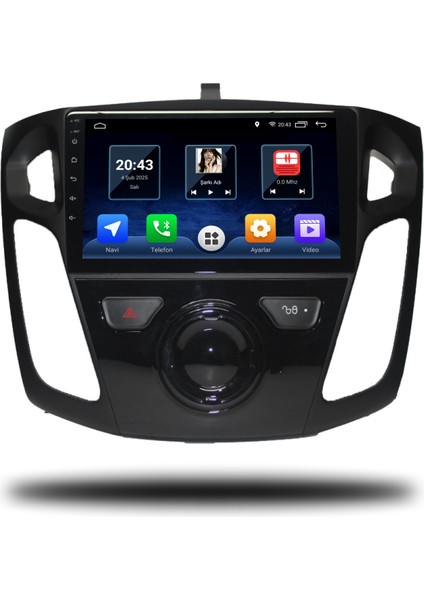 Martechno Ford Focus 3-4 2012-2018 Uyumlu Android Multimedya 6gb Ram 128GB Hafıza