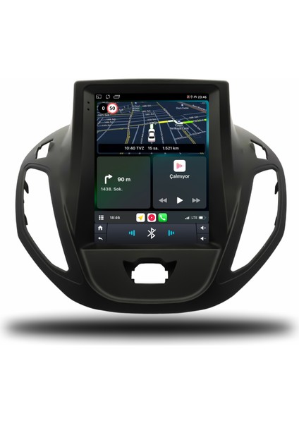 Martechno Ford Courier Tesla 2014-2022 Uyumlu Android Multimedya 6gb Ram 128GB Hafıza