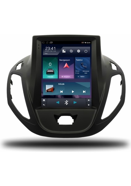 Martechno Ford Courier Tesla 2014-2022 Uyumlu Android Multimedya 6gb Ram 128GB Hafıza
