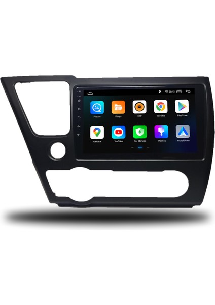 Martechno Honda Civic Amerikan 2014-2015 Uyumlu Android Multimedya 6gb Ram 128GB Hafıza