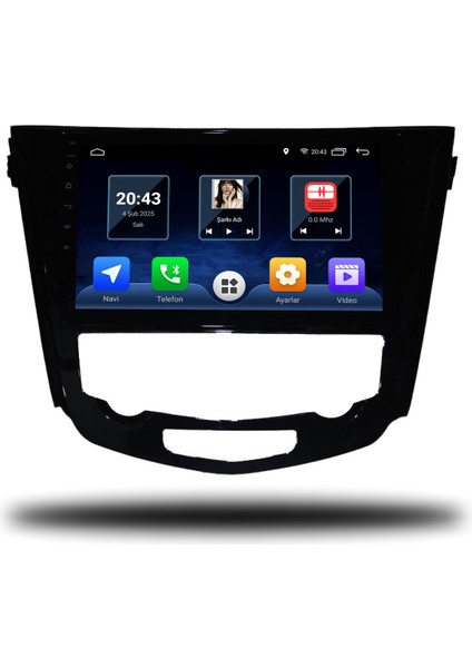 Martechno Nissan Qashqai 2014-2021 Dijital Klima Uyumlu Android Multimedya 6gb Ram 128GB Hafıza