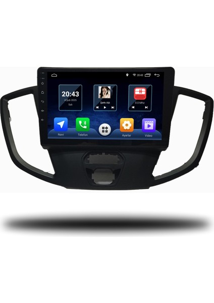 Martechno Ford Transit Custom 2014-2017 Uyumlu Android Multimedya 6gb Ram 128GB Hafıza