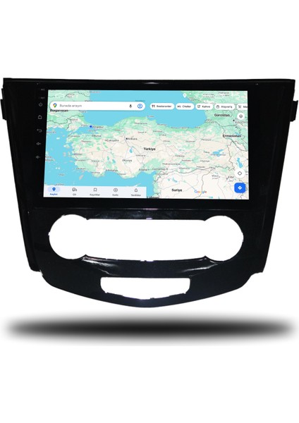 Martechno Nissan X-Trail 2014-2021 Manuel Klima Uyumlu Android Multimedya 6gb Ram 128GB Hafıza