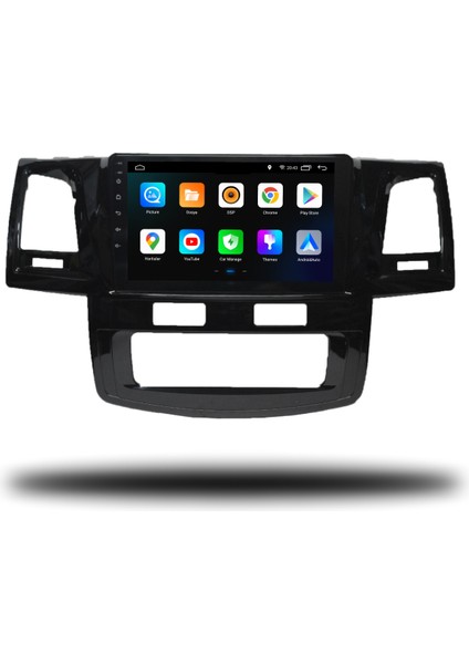 Martechno Toyota Hilux 2005-2008 Dijital Klima Uyumlu Android Multimedya 6gb Ram 128GB Hafıza