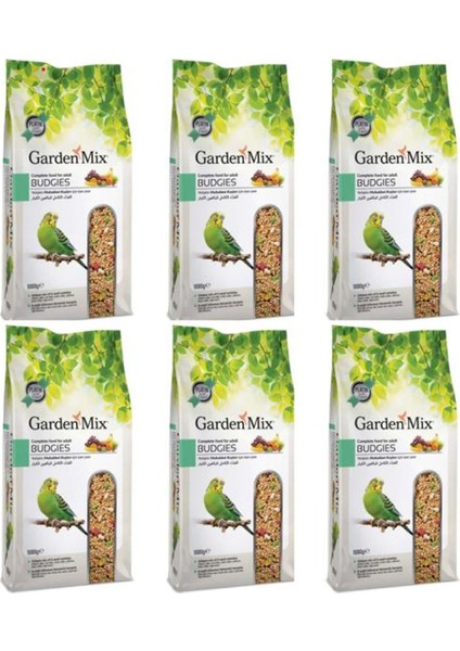 Platin Meyveli Muhabbet Kuş Yemi 1 kg x 6 Adet