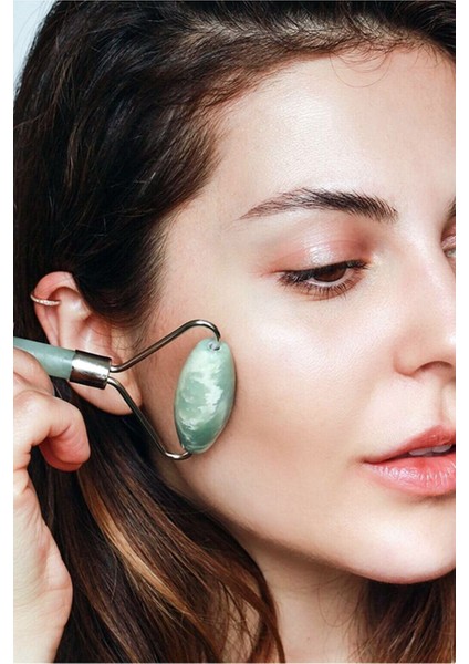 Doğal Çift Taraflı Yeşim Taşı Masaj Aleti Jade Roller fiyatları
