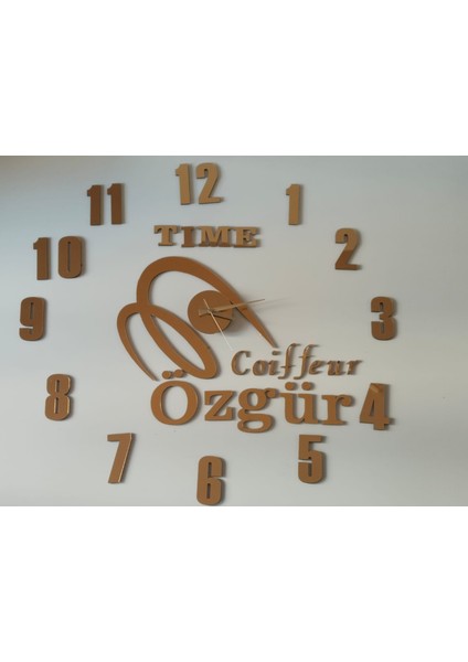 Kuaför Özel Pleksi Serpme Duvar Saati Çok Şık Bir Tasarım fiyatları