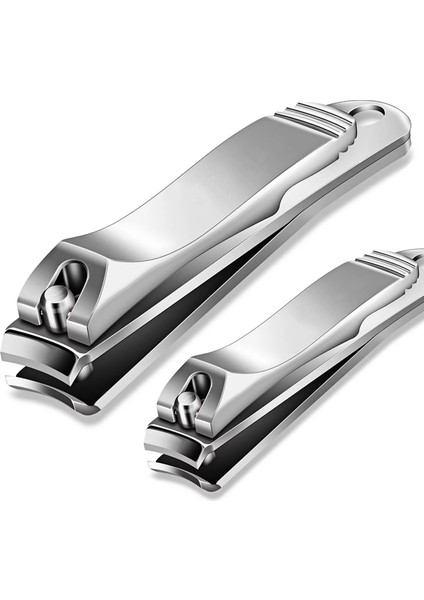 Paslanmaz 2'li Tırnak Makası Seti 1 Büyük 1 Küçük Tırnak Makas Seti