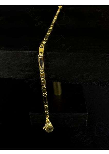Yassı Zincirli Gold Çocuk Bileklik| Zoo Serisi