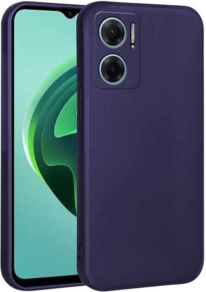 Redmi Note 11E Kılıf Kamera Korumalı Mat Premium Silikon-Lacivert