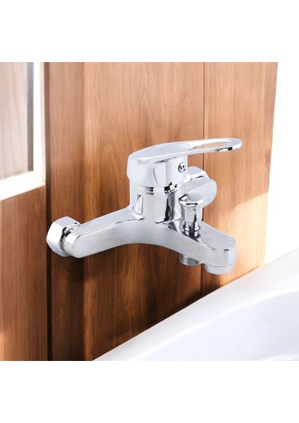 Vista Banyo Bataryası Duvar Tipli Lavabo Mutfak Duş Musluğu Batarya Sıcak Soğuk Çift Su Girişli
