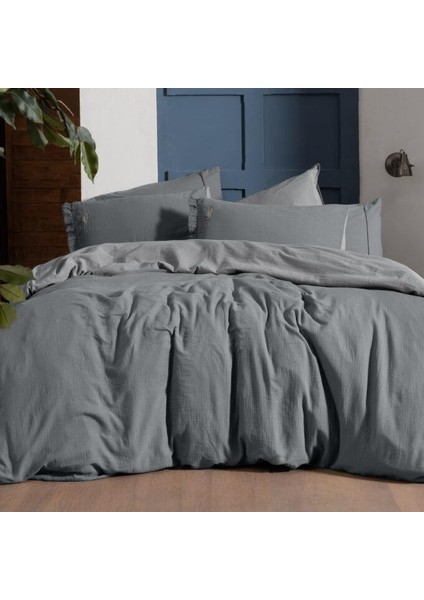 mood comfort kenyon çift kişilik nevresim takımı gri