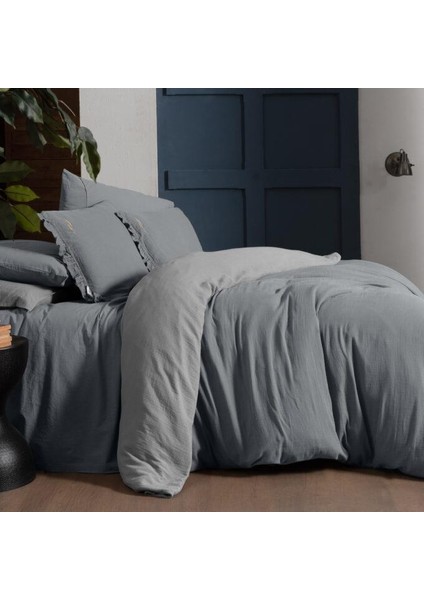 mood comfort kenyon çift kişilik nevresim takımı gri fırsatları